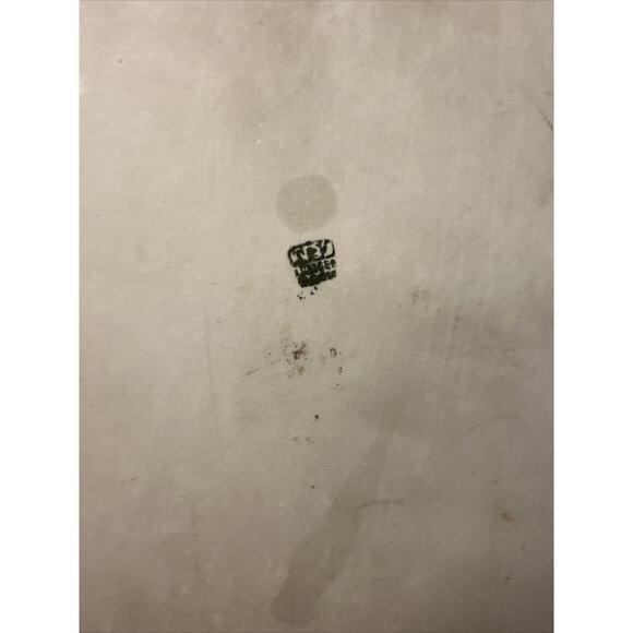 Weimar Porcelain Germany Serving Platter Floral Round Bowl Top Scalloped Edge - Picture 9 of 11